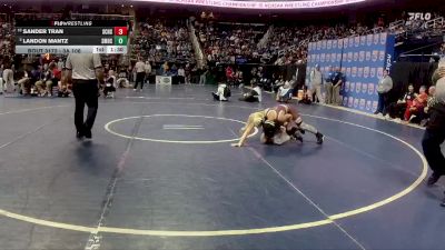 3A 106 lbs Quarterfinal - Sander Tran, South Central High School vs Landon Mantz, Smoky Mountain High School