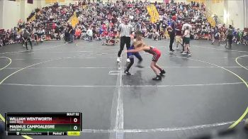 75 lbs Round 2 - Magnus Campoalegre, Cane Bay Cobras vs William Wentworth, Hard Rock