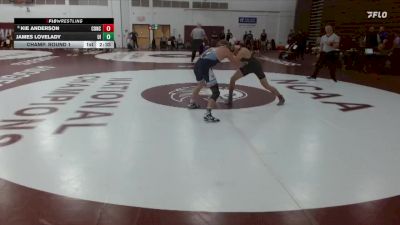 133 lbs Champ. Round 1 - James Lovelady, Upper Iowa vs Kie Anderson, Concordia Moorhead