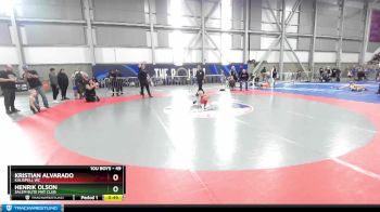 49 lbs Quarterfinal - Henrik Olson, Salem Elite Mat Club vs Kristian Alvarado, Kalispell WC