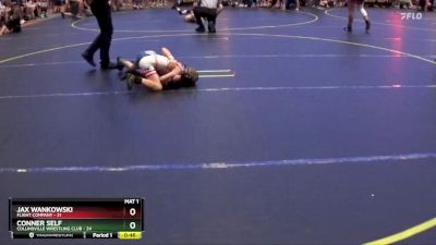 50 lbs Round 1 - Conner Self, Collinsville Wrestling Club vs Jax Wankowski, Flight Company