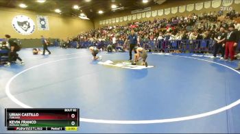 120 lbs Champ. Round 1 - Uriah Castillo, Turlock vs Kevin Franco, Matilda Torres