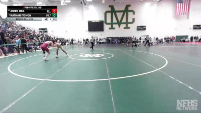 126 lbs Champ. Round 1 - Aiden Hill, Bell Gardens vs Nathan Itchon, Poly/Long Beach