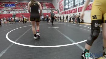 125 lbs Rr Rnd 2 - Emily Melvin, Woodward Youth Wrestling vs Zoe Jenkins, Midwest City Bombers Youth Wrestling Club