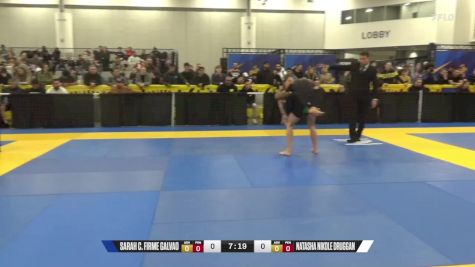 Natasha Nikole Druggan vs Sarah C. Firme Galvao 2024 World IBJJF Jiu-Jitsu No-Gi Championship