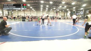 127 lbs Rr Rnd 1 - Soeni Vazquez, Mat Warriors Gold MS - MS vs Cooper Ferguson, Shamrock Wrestling Club Red - MS