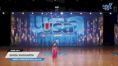 Santa Margarita - Dance [2023 Championship Small Jazz (5-10) Day 2] 2023 USA Dance Nationals