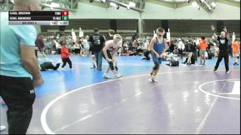 141 lbs Rr Rnd 6 - Cael Brown, TDWC Maniacs - MSE vs Joel Mendez, Triumph Maize - MSE