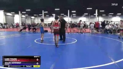 114 lbs Semis & 1st Wrestleback (8 Team) - Luke Young, Pennsylvania Blue vs Galen Dewhirst, Kansas