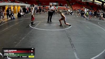 84 lbs Round 4 (8 Team) - Chad Payne, CP Wrestling Academy vs Luke Hageman, Xtreme Team