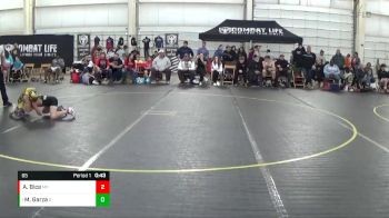 65 lbs Round 2 - Mayhem Garza, SWAT vs Abrum Bice, Mat Psychos