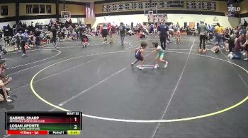 38 lbs Cons. Semi - Logan Aponte, Legacy Elite Wrestling vs Gabriel Sharp, Reverence Wrestling Club