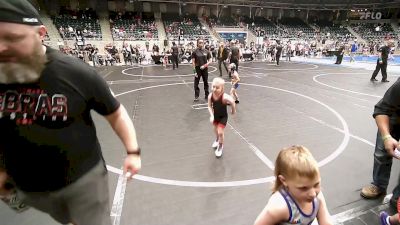 46 lbs Consi Of 16 #1 - Oliver Barnes, Terminator Wrestling Academy vs Axle Hatcher, Harrah Little League Wrestling