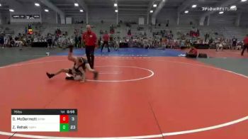 75 lbs Prelims - Daniel McDermott, Germantown Wrestling Elem vs Zack Rehak, Young Guns White