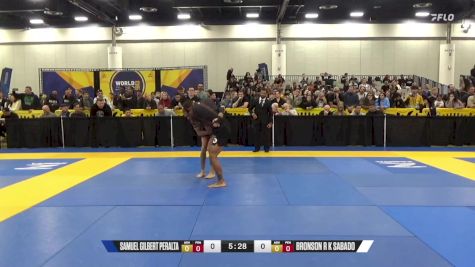 Bronson R K Sabado vs Samuel Gilbert Peralta 2024 World IBJJF Jiu-Jitsu No-Gi Championship