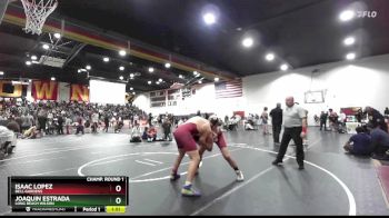 215 lbs Champ. Round 1 - Isaac Lopez, Bell Gardens vs Joaquin Estrada, Long Beach Wilson