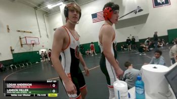 150A Round 3 - Landon Miller, Worland High School vs Logan Anderson, Worland High School