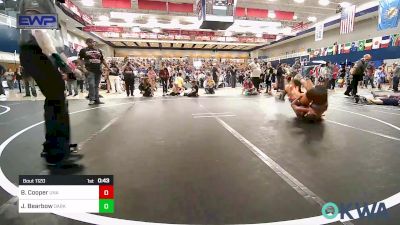 92 lbs Semifinal - Brayleigh Cooper, Unattached vs Jay Bearbow, Darko Valley Wolf Pack