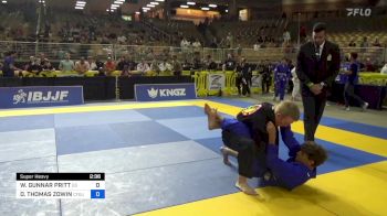 WYATT GUNNAR PRITT vs DUKE THOMAS ZOWINE 2024 Pan Kids Jiu-Jitsu IBJJF Championship