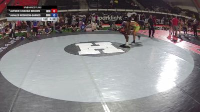 215 lbs Semis - Jayden Chavez Brown, Nevada vs Jakaleb Robinson-Barnes, South Carolina