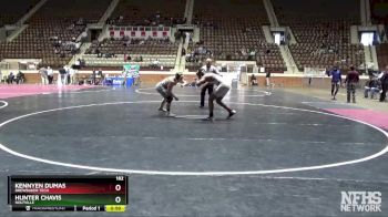 182 lbs Cons. Semi - Kennyen Dumas, Brewbaker Tech vs Hunter Chavis, Holtville