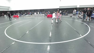 132 lbs Lyric Warner, Team Michigan - Red vs Darius Dickinson, Team Wyoming White