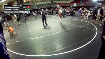 113 lbs 7th Place Match - Haevyn Alexander, Auburn City Rec Wrestling Club - Girls vs Brennaly Vazquez, Dorchester