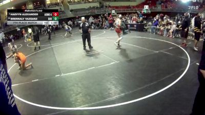 113 lbs 7th Place Match - Haevyn Alexander, Auburn City Rec Wrestling Club - Girls vs Brennaly Vazquez, Dorchester