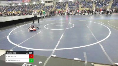 40 lbs Consi Of 8 #2 - Carson Dick, Team Grand Valley Elite vs Rowan McKinney, Montrose Elite