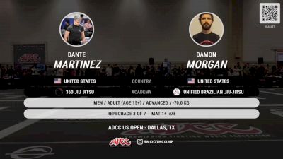 Dante Martinez vs Damon Morgan 2024 ADCC Dallas Open at the USA Fit Games