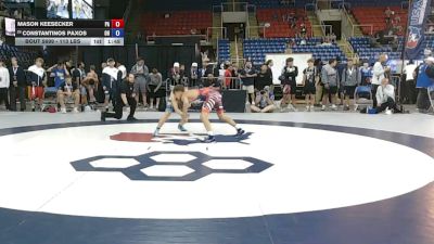 113 lbs Champ. Rd Of 32 - Mason Keesecker, Pennsylvania vs Constantinos Paxos, Ohio