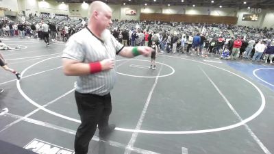 49 lbs Round Of 32 - Ezra Reeder, Top Fuelers WC vs Frank Swickard, Gold Rush Wrestling