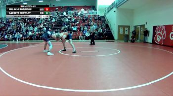 144 lbs Quarterfinal - Garrett Crowley, Berea-Midpark vs Malachi Robinson, Barberton