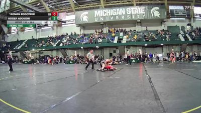 184 lbs Quarterfinal - Roman Rogotzke, Indiana vs Roger Addison, Arizona State