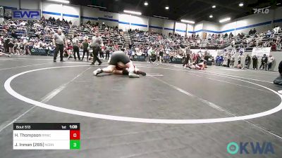 285 lbs Rr Rnd 1 - Hayden Thompson, Red Ryder Wrestling Club vs Jaxon Inman (285), Norman North