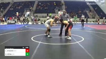 130 lbs Consolation - Lucian Simpson, Grindhouse Wrestling Club vs Chase White, Lions Wrestling Club