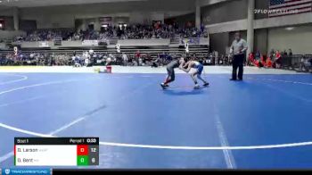 65 lbs Semis (4 Team) - Oshane Bent, Kasson-Mantorville vs Dominic Larson, Worthington