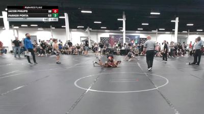 130 lbs Round 1 (6 Team) - Jacob Philips, Mat Warriors vs Parker Porta, NJ Squeeze