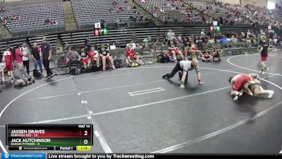 110 lbs Round 4 (6 Team) - Jaxsen Draves, Nebraska Red vs Jack Hutchinson, Kansas Pythons