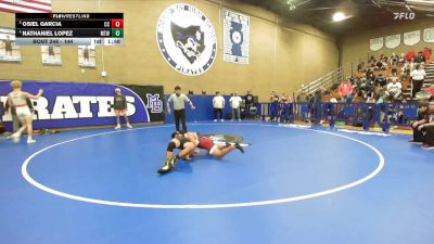 144 lbs Quarterfinal - Osiel Garcia, Cesar Chavez vs Nathaniel Lopez, Mt. Whitney