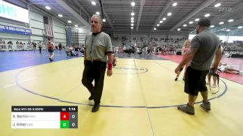 100 lbs Rr Rnd 3 - Samantha Bertini, MetroWest United vs Julia Ritter, Diesel Wrestling Academy