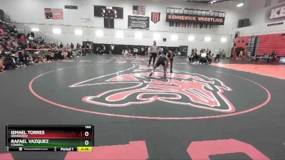 144 lbs Cons. Round 3 - Ismael Torres, Grandview vs Rafael Vazquez, Connell