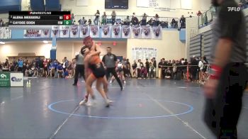 100 lbs Semifinal - Caydee Eden, Powell High School vs Alena Messerli, West Jefferson