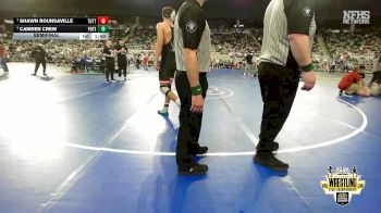 B4A-190 lbs Semifinal - Shawn Rounsaville, Tuttle vs Camden Crew, Poteau