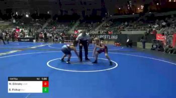 Semifinal - Michael Gilinsky, Junior Comets Wrestling vs Brett Pickup, Salina WC