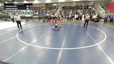 130 lbs 3rd Place Match - Kaison Miller, Norton Wrestling Club vs Kalynn Lyons, Nebraska Wrestling Academy