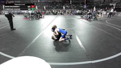 55 lbs Round Of 32 - David Dougherty, Maple Shade vs Christian Chacko, Ridge