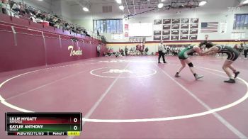 130 lbs Cons. Round 3 - Kaylee Anthony, STALEY vs Lillie Mygatt, MAYSVILLE