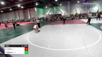 66 lbs Consi Of 8 #2 - Nainoa Albeso, Team Aggression vs Hunter Beeman, Darkhorse