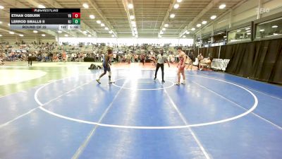 182 lbs Round Of 32 - Ethan Osburn, VA vs Lerrod Smalls II, NJ